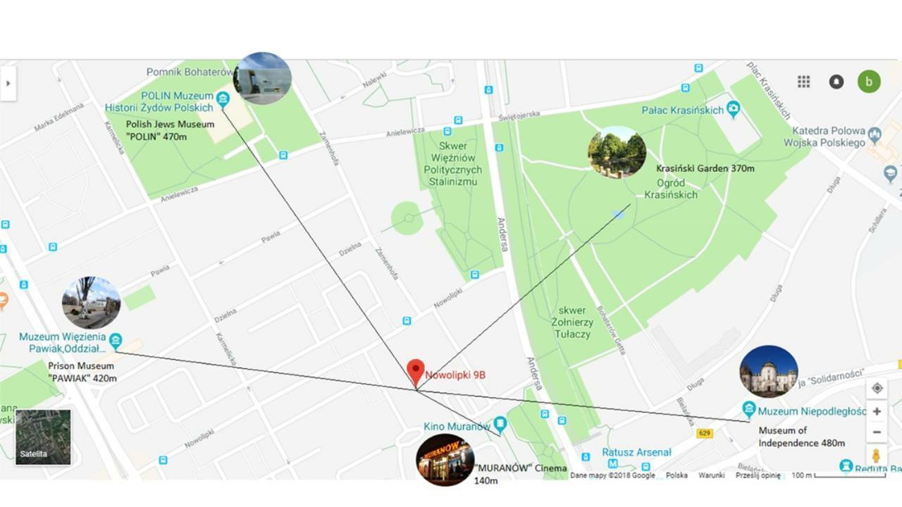 Warsaw Concierge Green Muranow Eksteriør billede